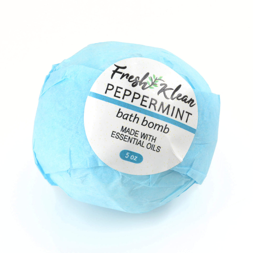 Fresh Klean Skin Peppermint Bath Bomb